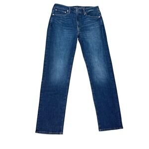 American Eagle Mens 34x36 Relaxed Straight Jeans Blue AirFlex Stretch Americana